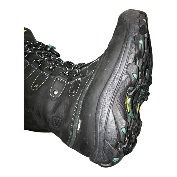 Keen Alaska Hiking Boots
Women’s Size 7 – Black with Blue Turquoise Trim - Picture 6 of 10